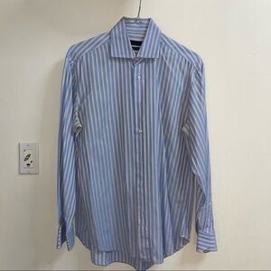 Man Button Down Casual Shirt Long Sleeve